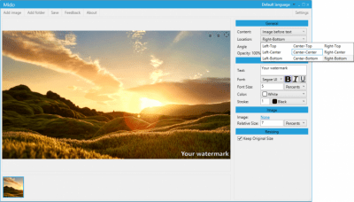 Screenshot of the application Mido - #2