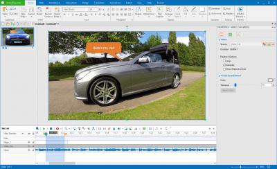 Screenshot of the application ActivePresenter - #2