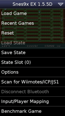 Screenshot of the application Snes9x EX+ - #1
