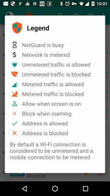 Screenshot of the application NetGuard - no-root firewall - #4