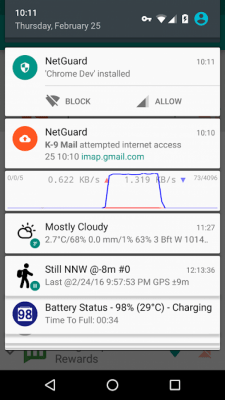 Screenshot of the application NetGuard - no-root firewall - #5