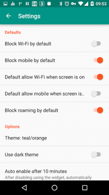 Screenshot of the application NetGuard - no-root firewall - #6