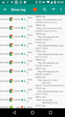 Screenshot of the application NetGuard - no-root firewall - #7