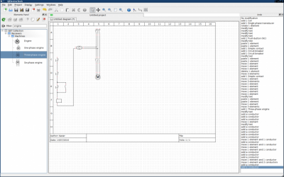 Screenshot of the application QElectroTech - #4