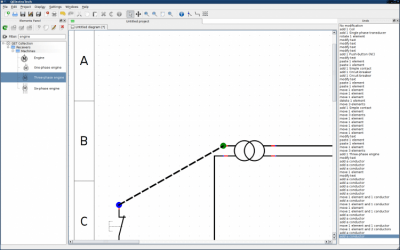 Screenshot of the application QElectroTech - #5