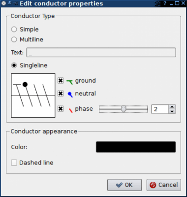 Screenshot of the application QElectroTech - #6