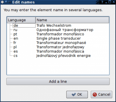 Screenshot of the application QElectroTech - #8