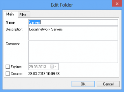 Screenshot of the application Network Password Manager - #2