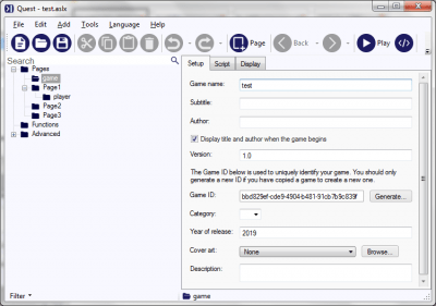 Screenshot of the application Quest for Windows - #5