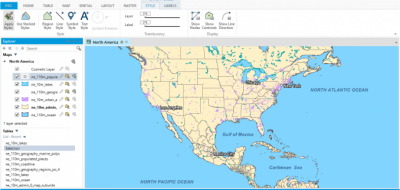 Screenshot of the application MapInfo Professional - #3