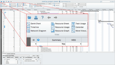 Screenshot of the application Steelray Project Viewer - #2