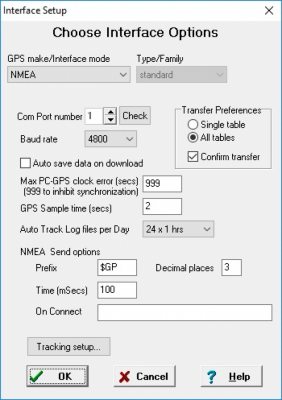 Screenshot of the application GPS Utility - #2