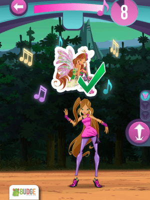 Screenshot of the application Winx Club: Rocks the World - #3