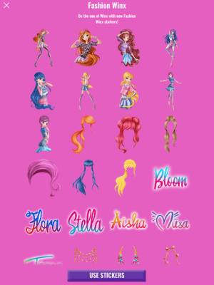 Screenshot of the application The World of Winx Selfies - #8
