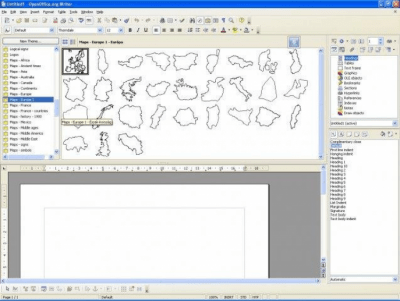 Screenshot of the application OxygenOffice Professional - #3