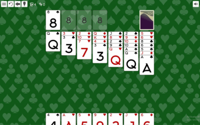 Screenshot of the application Solitaire Agnes - #3
