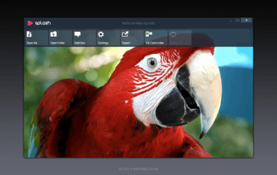 Screenshot of the application Splash - #2
