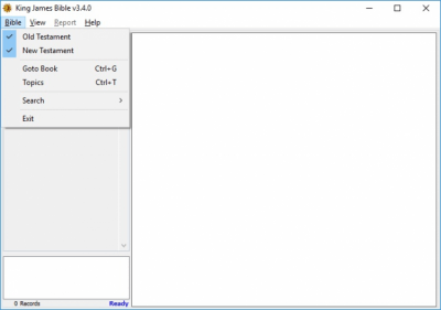 Screenshot of the application King James Bible - #2