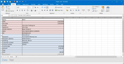 Screenshot of the application Edi FREE - #2