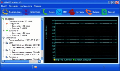 Screenshot of the application HUAWEI Modem - #2