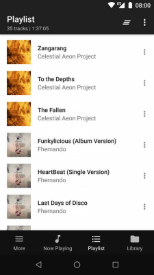 Screenshot of the application BubbleUPnP for DLNA / Chromecast / Smart TV - #3