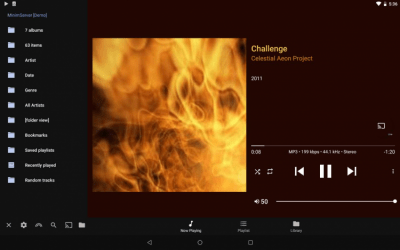 Screenshot of the application BubbleUPnP for DLNA / Chromecast / Smart TV - #9