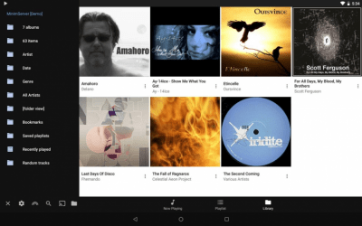 Screenshot of the application BubbleUPnP for DLNA / Chromecast / Smart TV - #10