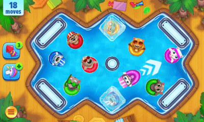 Screenshot of the application Talking Tom Pool - #7
