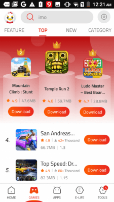 Screenshot of the application 9Apps - #3