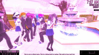 Screenshot of the application Yandere Simulator - #4