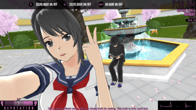 Screenshot of the application Yandere Simulator - #5
