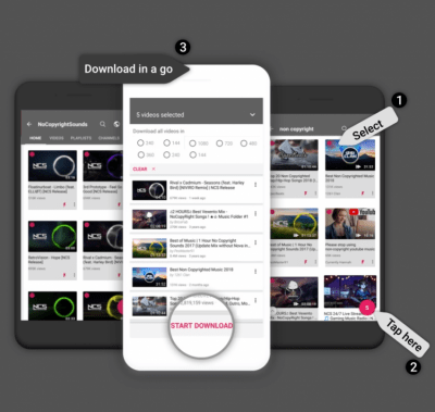 Screenshot of the application Videoder - #3