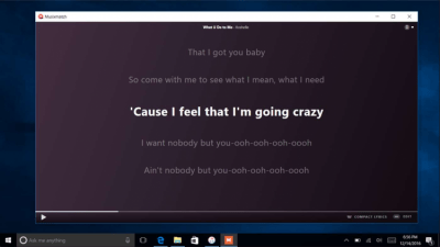 Screenshot of the application musiXmatch - #3