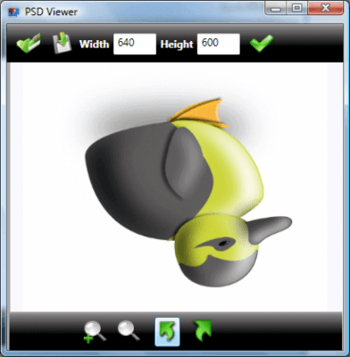 Screenshot of the application PSD Viewer - #2
