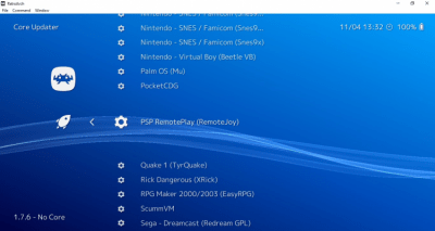 Screenshot of the application RetroArch - #5