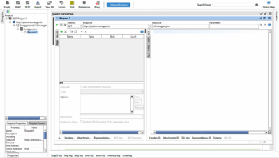 Screenshot of the application SoapUI - #2
