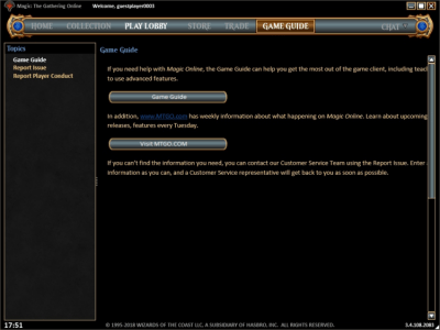Screenshot of the application Magic: The Gathering Online - #4