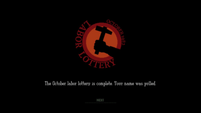 Screenshot of the application Papers, Please - #14