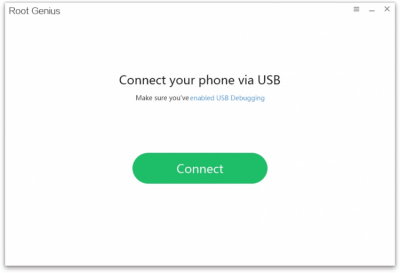 Screenshot of the application Root Genius - #2