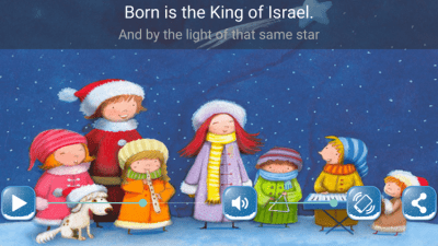 Screenshot of the application Christmas Songs - #5