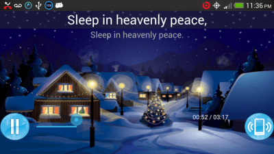 Screenshot of the application Christmas Songs - #9
