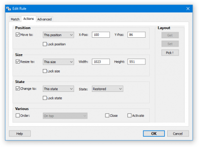Screenshot of the application WindowManager - #2