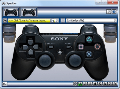 Screenshot of the application Xpadder - #2