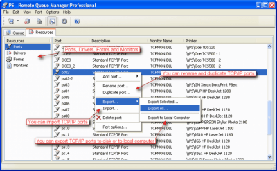 Screenshot of the application Remote Queue Manager Personal - #2