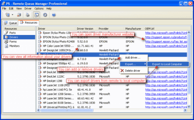 Screenshot of the application Remote Queue Manager Personal - #3
