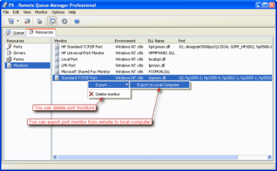 Screenshot of the application Remote Queue Manager Personal - #4