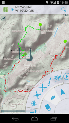 Screenshot of the application GPS Essentials - #2