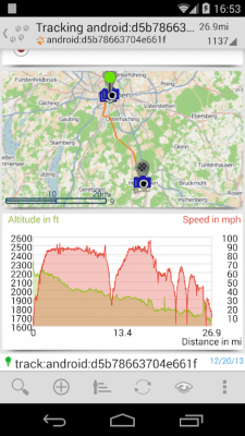 Screenshot of the application GPS Essentials - #3