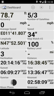 Screenshot of the application GPS Essentials - #6