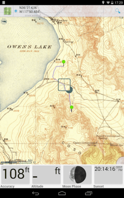 Screenshot of the application GPS Essentials - #12